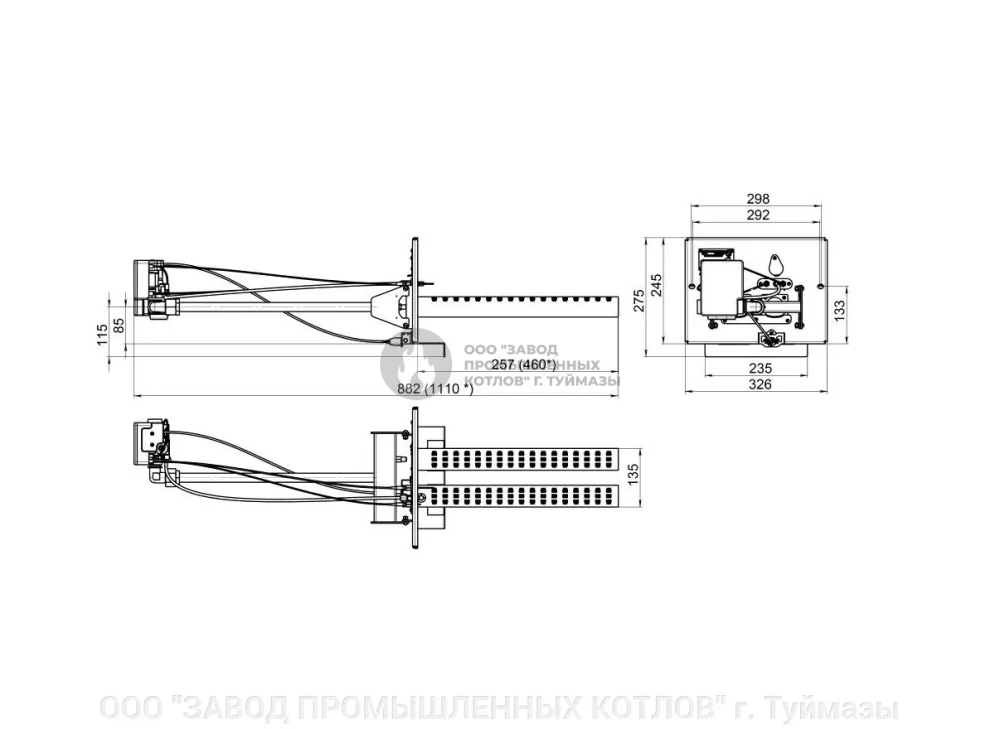 Газовая горелка ГГУ 40 кВт